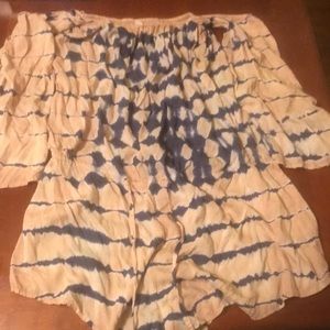 Elan off the shoulder romper